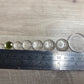 Round/Circle Cabochon Palette Silicone Mould - 49 piece round flat, raised and faceted. Easily make many pairs of earrings, pendants at once. Faceted sun catcher cabs that reflect rainbows.