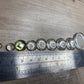 Round/Circle Cabochon Palette Silicone Mould - 49 piece round flat, raised and faceted. Easily make many pairs of earrings, pendants at once. Faceted sun catcher cabs that reflect rainbows.