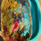 Large Pill Tray Silicone Mould with Deep Back for whole floral layering.