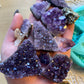 Silicone Mould Crystal Druzy Palette. 11 Crystals. Amethyst clusters, Crystal Quartz and Pyrite shapes