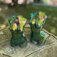 'Sage Shimmer' Chameleon Colour Shifting Flakes. Lilac - gold - green. 0.65g, 0.4g, 0.1g. Skin Safe, Resin Art, Nail Art