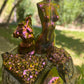 'Sun Gaze' Chameleon Colour Shifting Flakes. Lilac - gold - green. 0.65g, 0.4g, 0.1g. Skin Safe, Resin Art, Nail Art