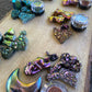 'Sage Shimmer' Chameleon Colour Shifting Flakes. Lilac - gold - green. 0.65g, 0.4g, 0.1g. Skin Safe, Resin Art, Nail Art