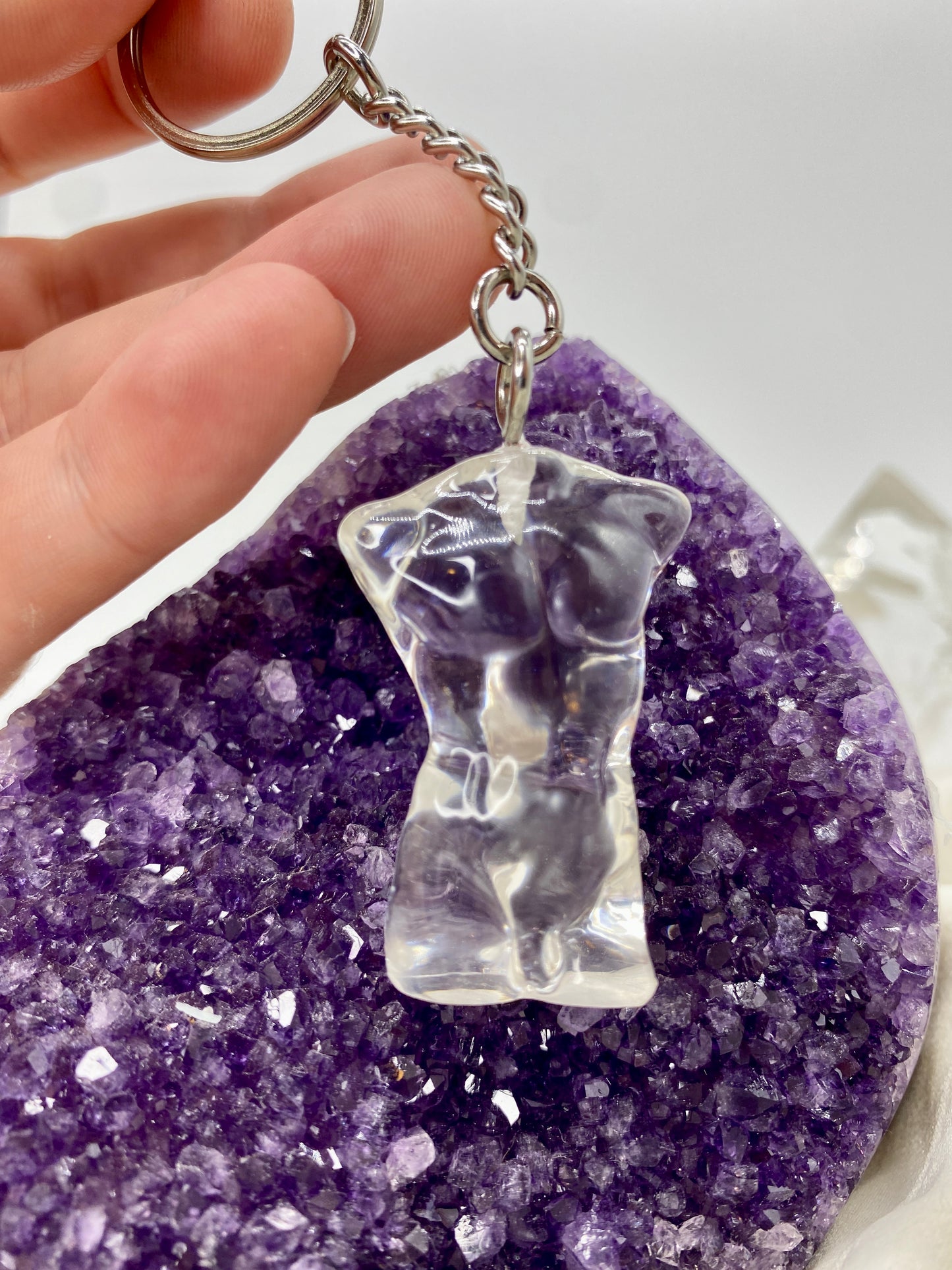 Glossy Silicone Mould of a Male Torso earring, keychain, small and XL statue. 2.5 cm to 17 cm.