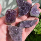 Silicone mould x 5 crystal clusters. Made from real amethyst, pyrite, and quartz crystals