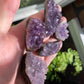 Silicone mould x 5 crystal clusters. Made from real amethyst, pyrite, and quartz crystals