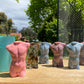 Glossy Silicone Mould of a Male Torso earring, keychain, small and XL statue. 2.5 cm to 17 cm.
