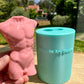 Glossy Silicone Mould of a Male Torso earring, keychain, small and XL statue. 2.5 cm to 17 cm.