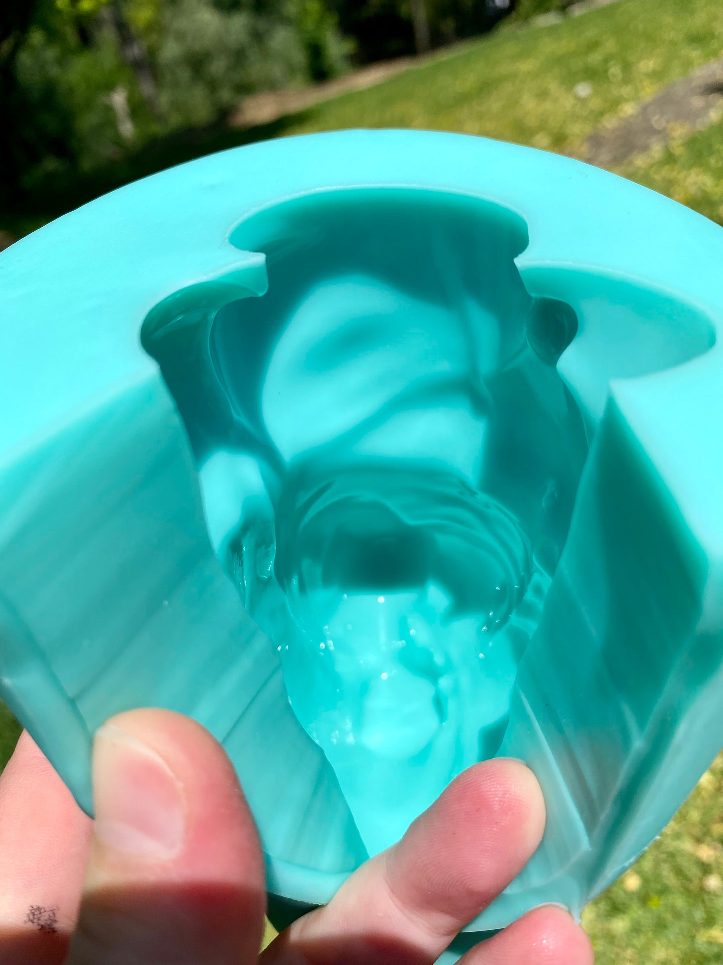 Glossy Silicone Mould of a Male Torso earring, keychain, small and XL statue. 2.5 cm to 17 cm.