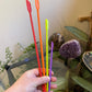 Non stick, Heat Resistant and Food Safe Silicone Mixing Sticks and Spoons - Set of 4. Free Australian Shipping