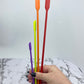 Non stick, Heat Resistant and Food Safe Silicone Mixing Sticks and Spoons - Set of 4. Free Australian Shipping
