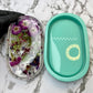 Large Pill Tray Silicone Mould with Deep Back for whole floral layering.