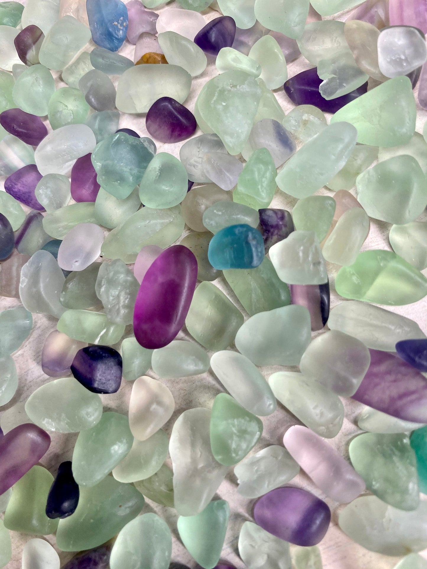 Rainbow Flourite Crystal Chips - 150g