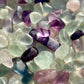 Rainbow Flourite Crystal Chips - 150g