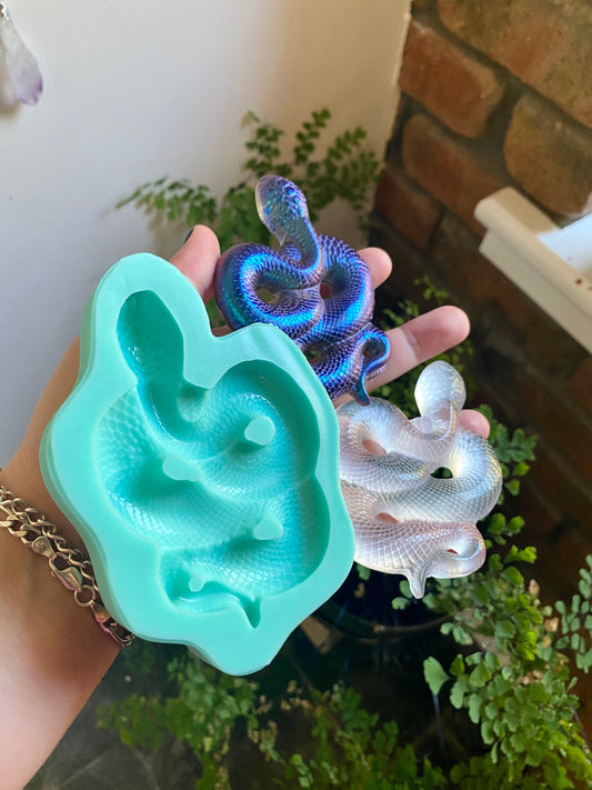 Shinny Snake Silicone Mould - Beautiful Texture details