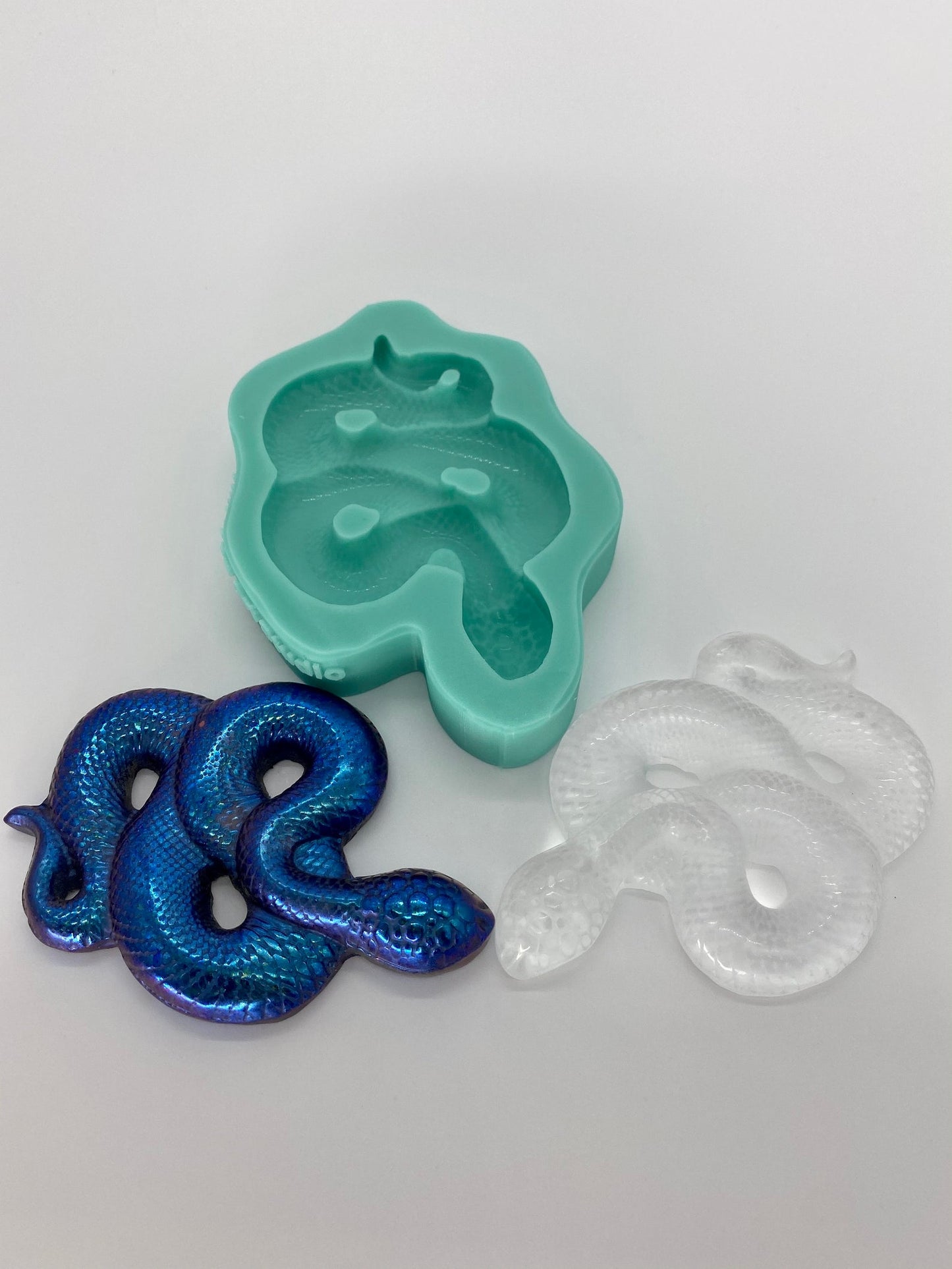 Shinny Snake Silicone Mould - Beautiful Texture details