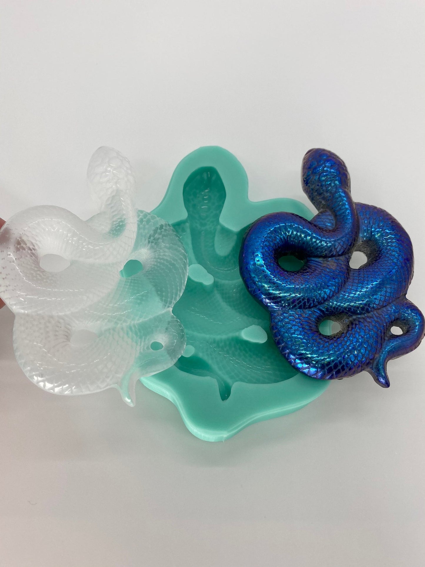 Shinny Snake Silicone Mould - Beautiful Texture details