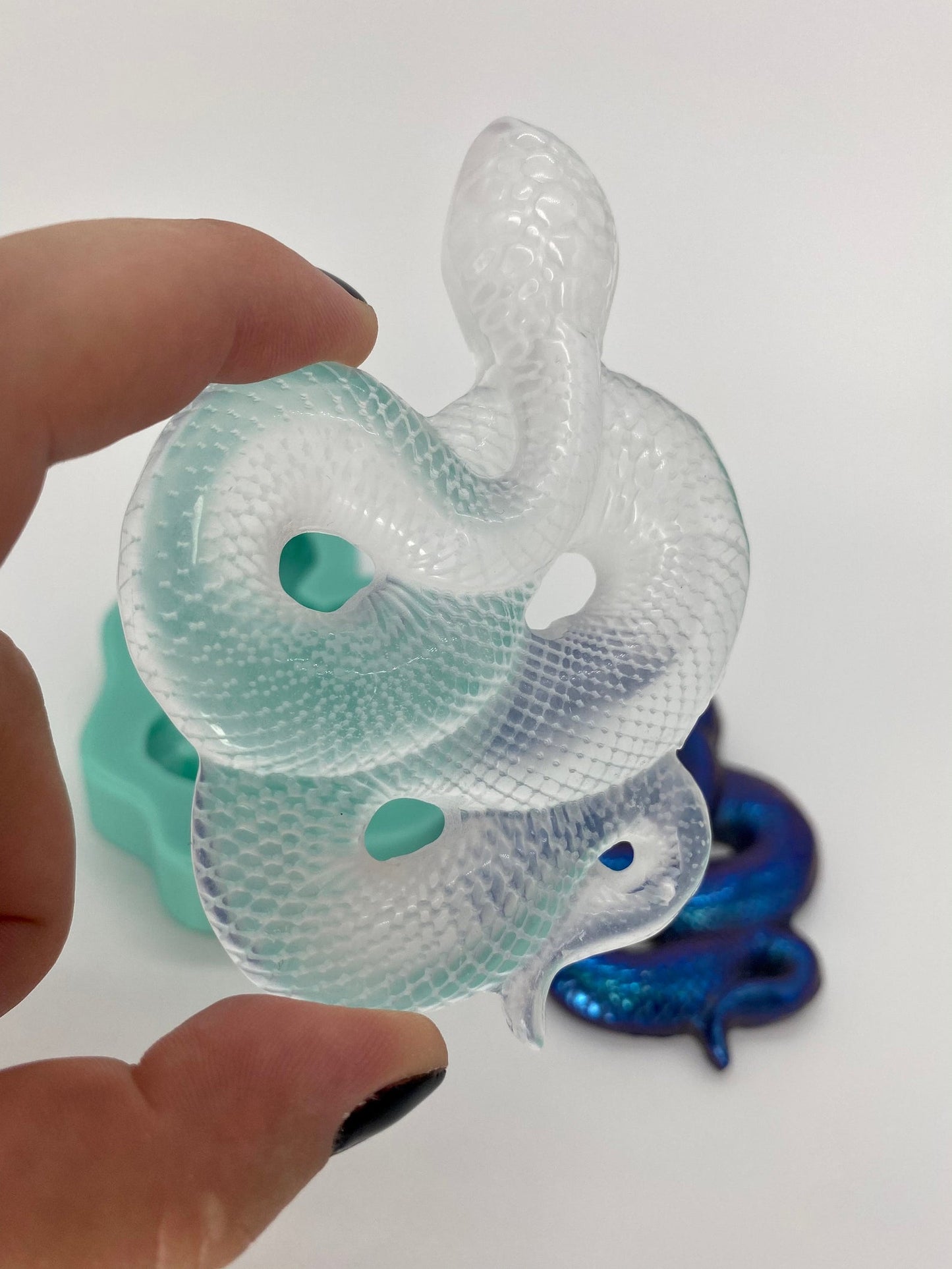 Shinny Snake Silicone Mould - Beautiful Texture details