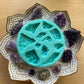 Silicone Mould Crystal Druzy Palette. 11 Crystals. Amethyst clusters, Crystal Quartz and Pyrite shapes