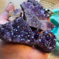 Silicone Mould Crystal Druzy Palette. 11 Crystals. Amethyst clusters, Crystal Quartz and Pyrite shapes