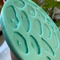 XL Agate Crystal Palette Silicone Mould. 9 Matching pairs. 18 total individual pieces. Make resin earrings, pendants, magnets key-chains