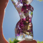 Goddess Figure Silicone Mould in an Arms Up Pose called “Rubi”. Glossy Finish.