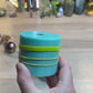 Mushroom Silicone Mould. Glossy finish with unique underside gills & texture. Easy removal. Key ring, pendants, fairy gardens.