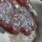 Dragon Scales - Small Iridescent Colour Shifting Flakes. 15 ml glass vial. Resin art, slime, tumbler, soap, candle, nail art etc.