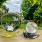 Lotus Flower Geode Crystal Handmade Silicone Mould. Holds Crystal balls or mini ring and trinket holder.