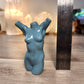Goddess Figure Silicone Mould in an Arms Up Pose called “Rubi”. Glossy Finish.