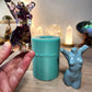 Goddess Figure Silicone Mould in an Arms Up Pose called “Rubi”. Glossy Finish.