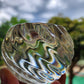 Exclusive Wavy/Spiral Pattern Tea-Light Candle Holder. Deep casting area for whole botanicals.