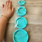 4, 6, 8 and 10cm wide by 1.4 cm thick Round Cylinder Silicone Mould. Use as Keychains, Coasters, Stands. Single or Bundle Deal Sets