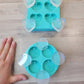 4, 6, 8 and 10cm wide by 1.4 cm thick Round Cylinder Silicone Mould. Use as Keychains, Coasters, Stands. Single or Bundle Deal Sets